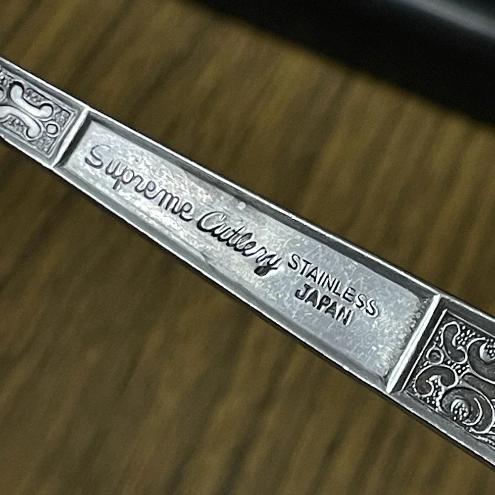 Vintage 1970s Towle Supreme Cutlery TWS74 Stainless Japan Teaspoon‎ 6